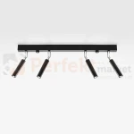 Oprawa sufitowa EYETECH 4 slim regulowana spot czarny SL.0900 Sollux perfektmarket.webp