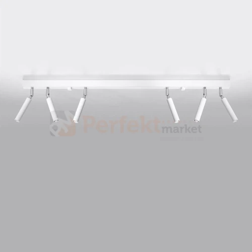 Oprawa sufitowa regulowana spot EYETECH 6 biała SL.0906 Sollux perfektmarket.webp