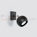 Oprawa ścienno sufitowa regulowana kinkiet Oculare czarny SL.0443 Sollux perfektmarket.webp