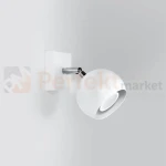 Oprawa ścienno sufitowa regulowana kinkiet Oculare biały SL.0437 Sollux perfektmarket.webp