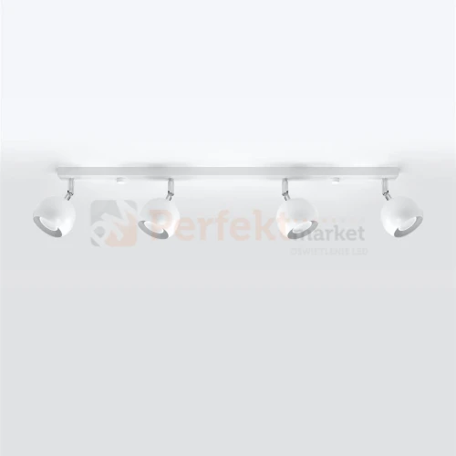 Lampa sufitowa kierunkowa reflektorki Oculare 4L białe SL.0441 Sollux perfektmarket.webp