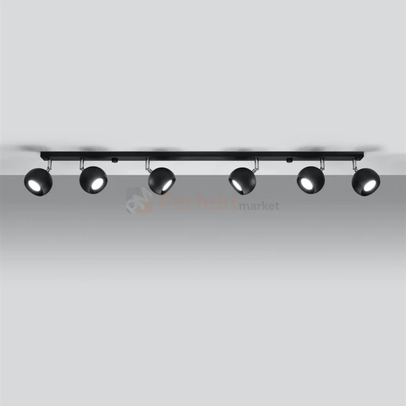 lampa sufitowa kierunkowa listwa reflektorki Oculare 6L montaż Sollux perfektmarket.webp