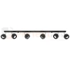 Nowoczesna lampa sufitowa kierunkowa listwa Oculare 6L czarna SL.0448 Sollux 2 perfektmarket olsztyn.webp