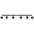 Nowoczesna lampa sufitowa kierunkowa listwa Oculare 6L czarna SL.0448 Sollux 2 perfektmarket olsztyn.webp