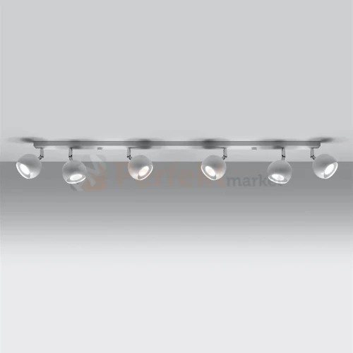 Nowoczesna lampa sufitowa kierunkowa listwa Oculare 6L biała SL.0442 Sollux Lighting 1 perfektmarket.webp