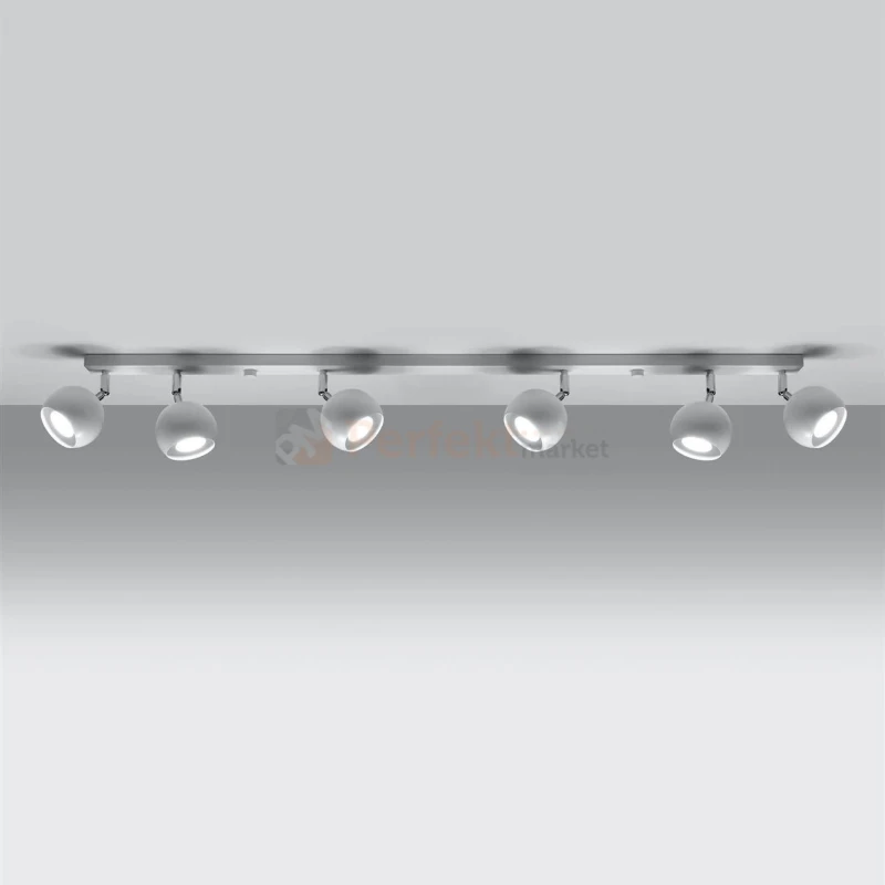 lampa sufitowa kierunkowa listwa reflektorki Oculare 6L montaż Sollux perfektmarket.webp