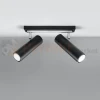 Nowoczesna lampa sufitowa kierunkowa spot listwa Direzione 2 czarna SL.0500 SOLLUX perfektmarket.webp