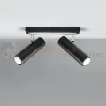 Nowoczesna lampa sufitowa kierunkowa spot listwa Direzione 2 czarna SL.0500 SOLLUX perfektmarket.webp