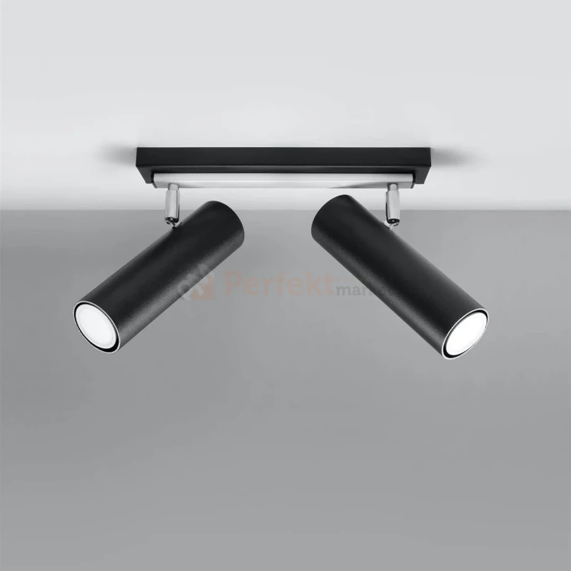 Nowoczesna lampa sufitowa kierunkowa spot listwa Direzione 2 montaż SOLLUX perfektmarket.webp