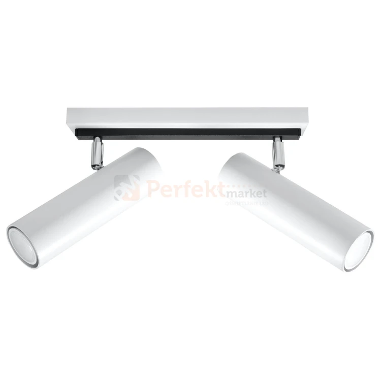 Nowoczesna lampa sufitowa kierunkowa spot listwa Direzione 2 biała SL.0469 Sollux 2 perfektmarket.webp