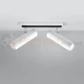 Nowoczesna lampa sufitowa kierunkowa spot listwa Direzione 2 biała SL.0469 Sollux perfektmarket.webp