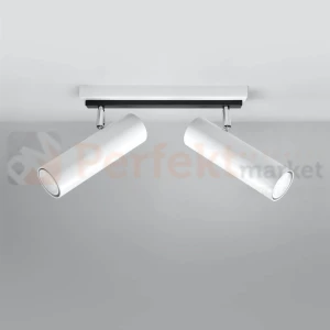 Nowoczesna lampa sufitowa kierunkowa spot listwa Direzione 2 biała SL.0469