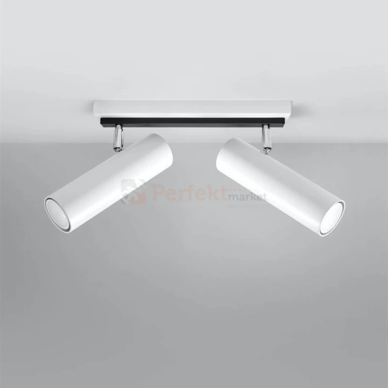Nowoczesna lampa sufitowa kierunkowa spot listwa Direzione 2 montaż SOLLUX perfektmarket.webp