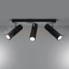 Nowoczesna lampa sufitowa kierunkowa spot listwa Direzione 3 czarna SL.0501 Sollux perfektmarket.webp