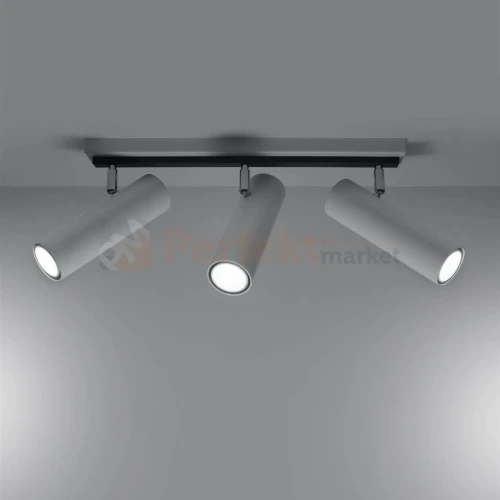 Nowoczesna lampa sufitowa kierunkowa spot listwa Direzione 3 biała SL.0497 Sollux 1 perfektmarket.webp