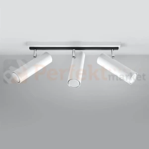 Nowoczesna lampa sufitowa kierunkowa spot listwa Direzione 3 biała SL.0497