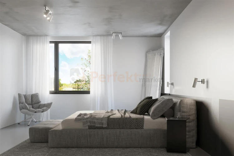 Nowoczesna lampa ścienno sufitowa kinkiet Direzione biały wizualizacja Sollux Lighting perfektmarket.webp