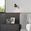 Nowoczesna lampa ścienno sufitowa kinkiet Direzione czarny aranacja Sollux Lighting perfektmarket.webp