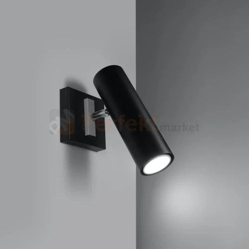 Nowoczesna lampa ścienno sufitowa kinkiet Direzione czarny SL.0499 1 perfektmarket.webp