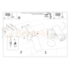 Nowoczesna lampa ścienno sufitowa kinkiet Direzione montaż Sollux Lighting perfektmarket.webp