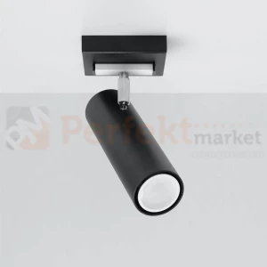 Nowoczesna lampa sufitowa spot reflektor czarny Direzione SL.0499