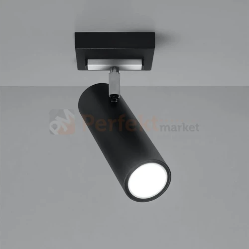 Nowoczesna lampa sufitowa spot kierunkowa Direzione czarny SL.0499 Sollux 1 perfektmarket.webp