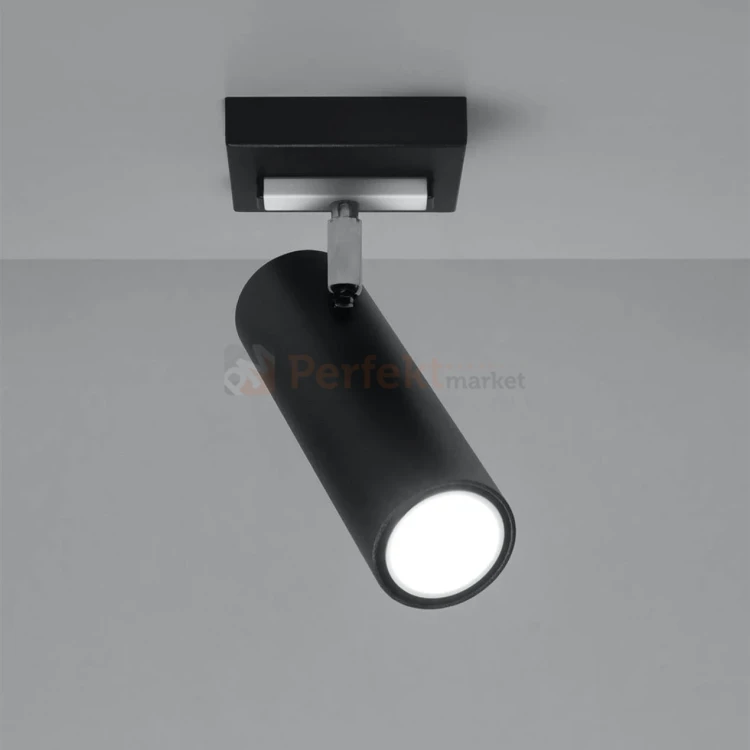 Nowoczesna lampa sufitowa spot kierunkowa Direzione czarny SL.0499 Sollux 1 perfektmarket.webp