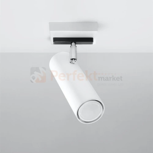Nowoczesna lampa sufitowa spot reflektor biały Direzione SL.0495 Sollux Perfekt Market Olsztyn.webp
