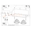 Plafon betonowy downlight QUATRO 2 SL.0884 Sollux montaż perfektmarket olsztyn.webp