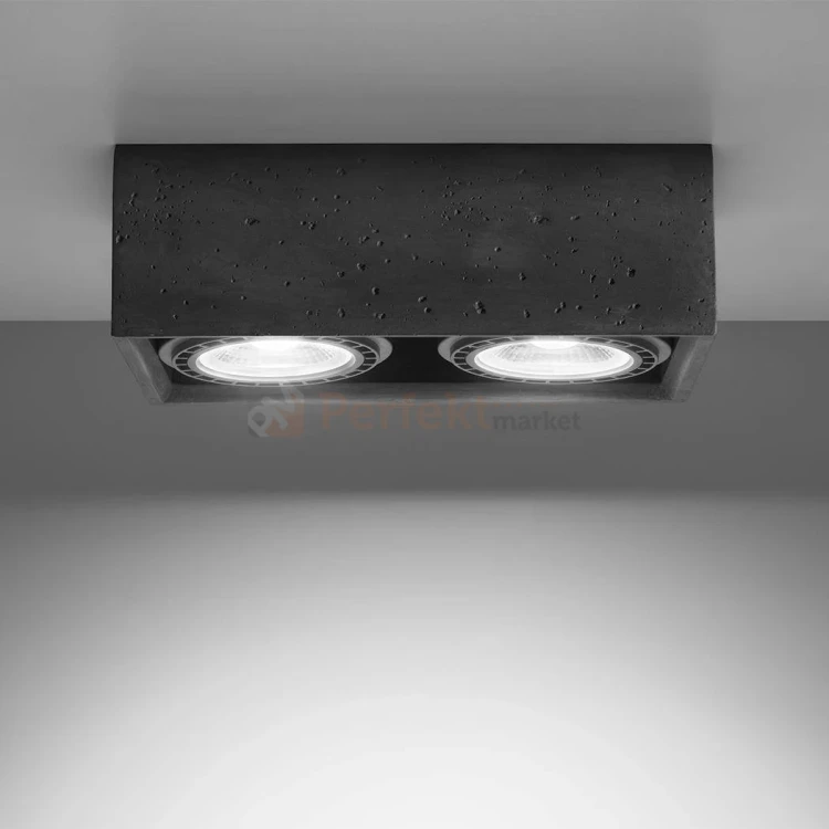 Plafon betonowy downlight QUATRO 2 SL.0884 Sollux perfektmarket olsztyn 1.webp