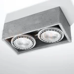 Plafon betonowy downlight QUATRO 2 SL.0884 Sollux perfektmarket olsztyn.webp