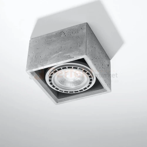 Plafon betonowy downlight QUATRO 1 SL.0883 Sollux 1 perfektmarket.webp