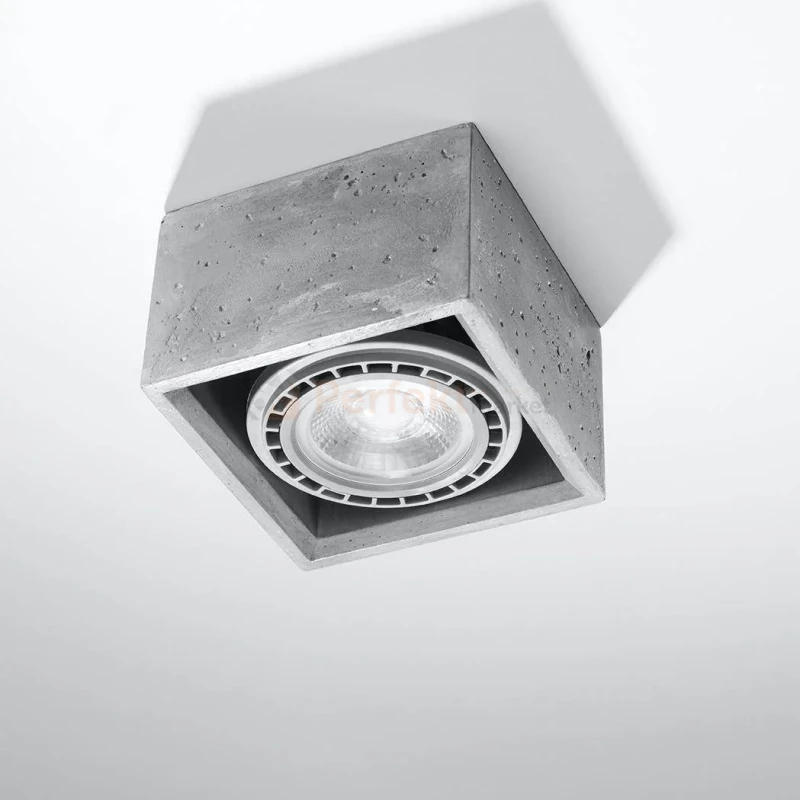 Plafon betonowy downlight QUATRO 1 SL.0883 Sollux montaż perfektmarket.webp