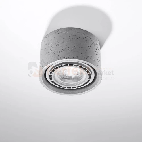 Plafon betonowy downlight BASIC 1  SL.0881 Sollux Perfekt Market.webp