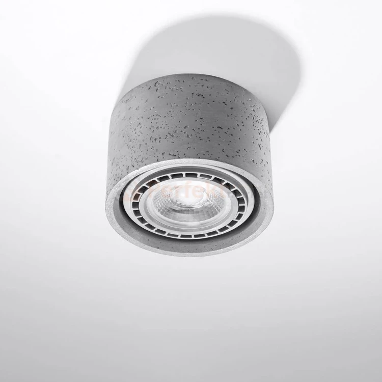 Plafon betonowy downlight BASIC 1  SL.0881 Sollux Perfekt Market.webp