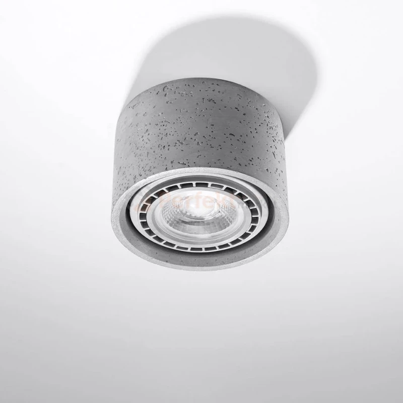 Plafon betonowy downlight BASIC 1  SL.0881 Sollux montaż Perfekt Market.webp