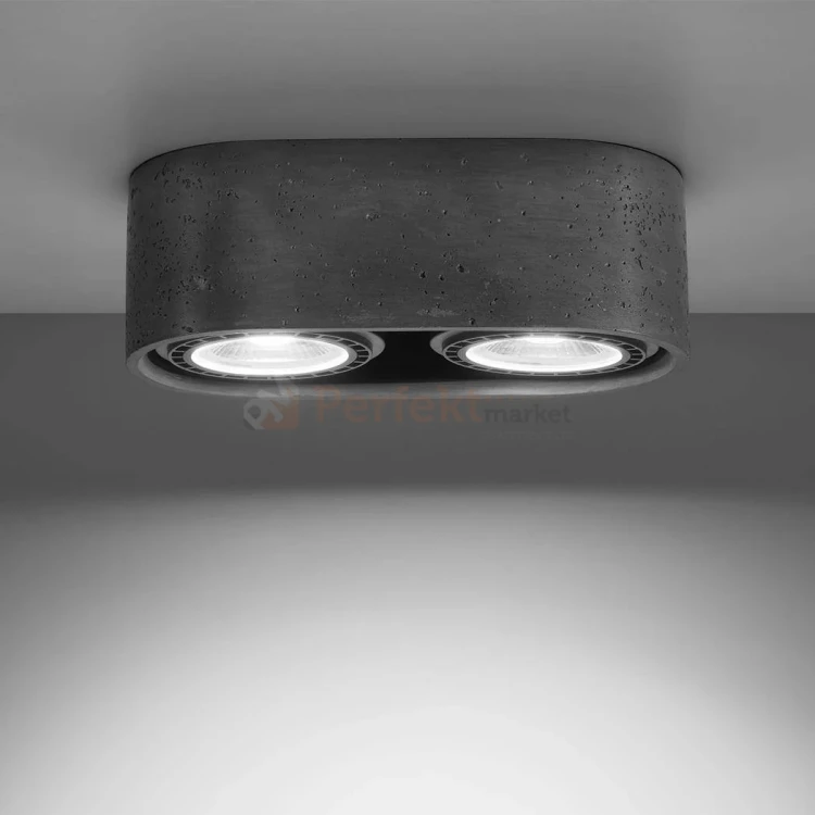 Plafon betonowy downlight BASIC 2  SL.0882 Sollux perfektmarket.webp