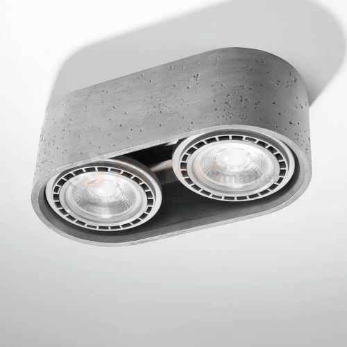 Plafon betonowy downlight BASIC 2 SL.0882 Sollux 1 perfektmarket.webp