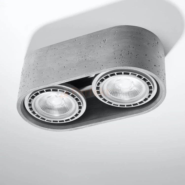 Plafon betonowy downlight BASIC 2 SL.0882 Sollux 1 perfektmarket.webp