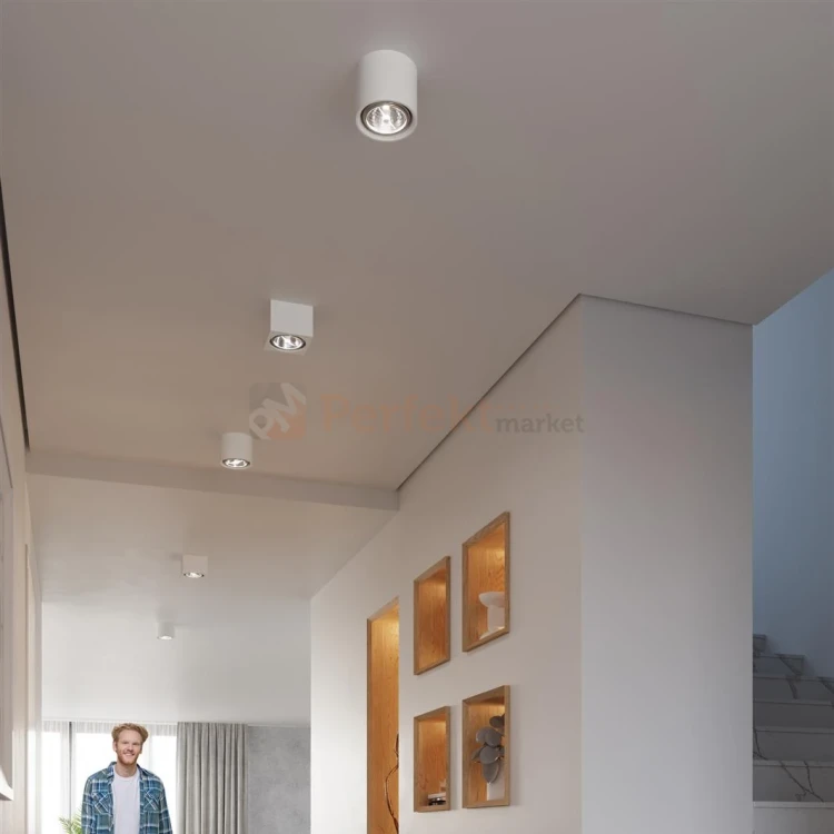 Plafon ceramiczny downlight ES111 KALU SL.0841 Sollux aranżacja perfektmarket.webp