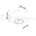 Plafon ceramiczny downlight ES111 SEIDA SL.0850 wymiary Sollux perfektmarket.webp