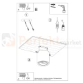 Plafon CULLO 140 downlight ES111 betonowy SL.0645 Sollux montaż perfektmarket olsztyn.webp