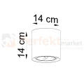 Plafon CULLO 140 downlight ES111 betonowy SL.0645 Sollux wymiary perfektmarket olsztyn.webp