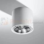 Oprawa sufitowa tuba pojedyncza TIUBE AR111 ES111 biała SL.0695 Sollux perfektmarket.webp