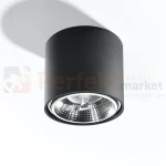 Oprawa sufitowa tuba pojedyncza TIUBE AR111 ES111 czarna SL.0697 Sollux perfektmarket.webp