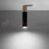 Oprawa sufitowa plafon downlight tuba PABLO czarna SL.0635 Sollux 1 perfektmarket.webp
