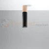 Oprawa sufitowa plafon downlight tuba PABLO czarna SL.0635 Sollux perfektmarket.webp
