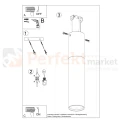 Oprawa sufitowa plafon downlight tuba PABLO Sollux montaż perfektmarket.webp