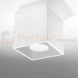 Plafon QUAD 1 downlight biały oprawa sufitowa SL.0027 Sollux
