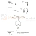 Plafon QUAD 1 montaż oprawa sufitowa Sollux perfektmarket.webp